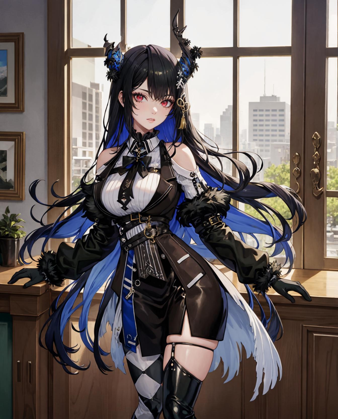 03596-2834431755-_lora_nerissa_ravencroft_v7-1-000028_1__(official art),_1girl, solo, standing, cowboy shot, looking at viewer, _(asymmetrical ho.png